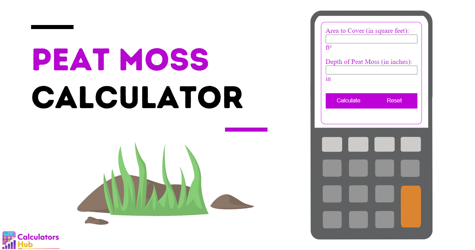 Peat Moss Calculator Online