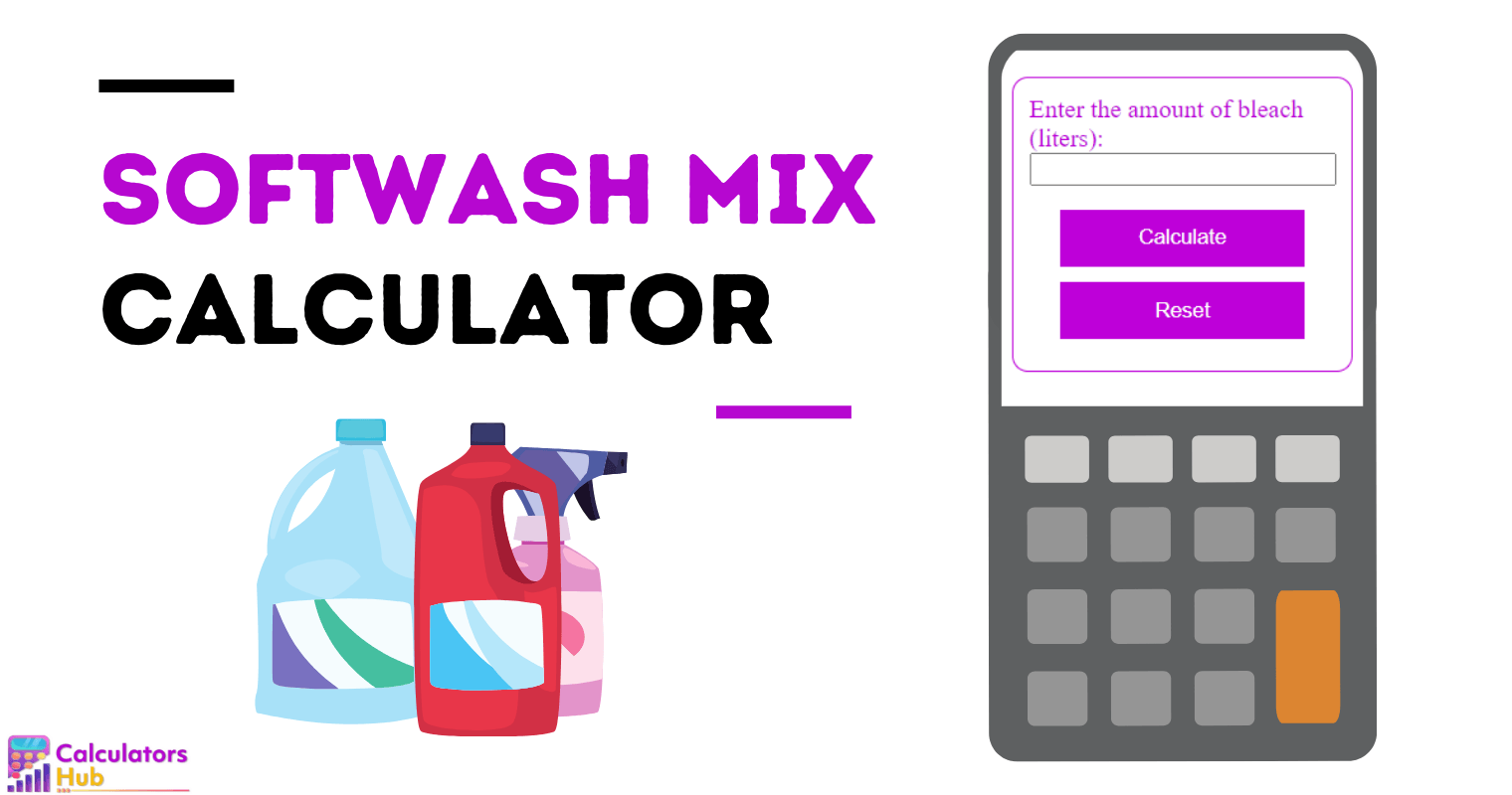 Softwash Mix Calculator Online