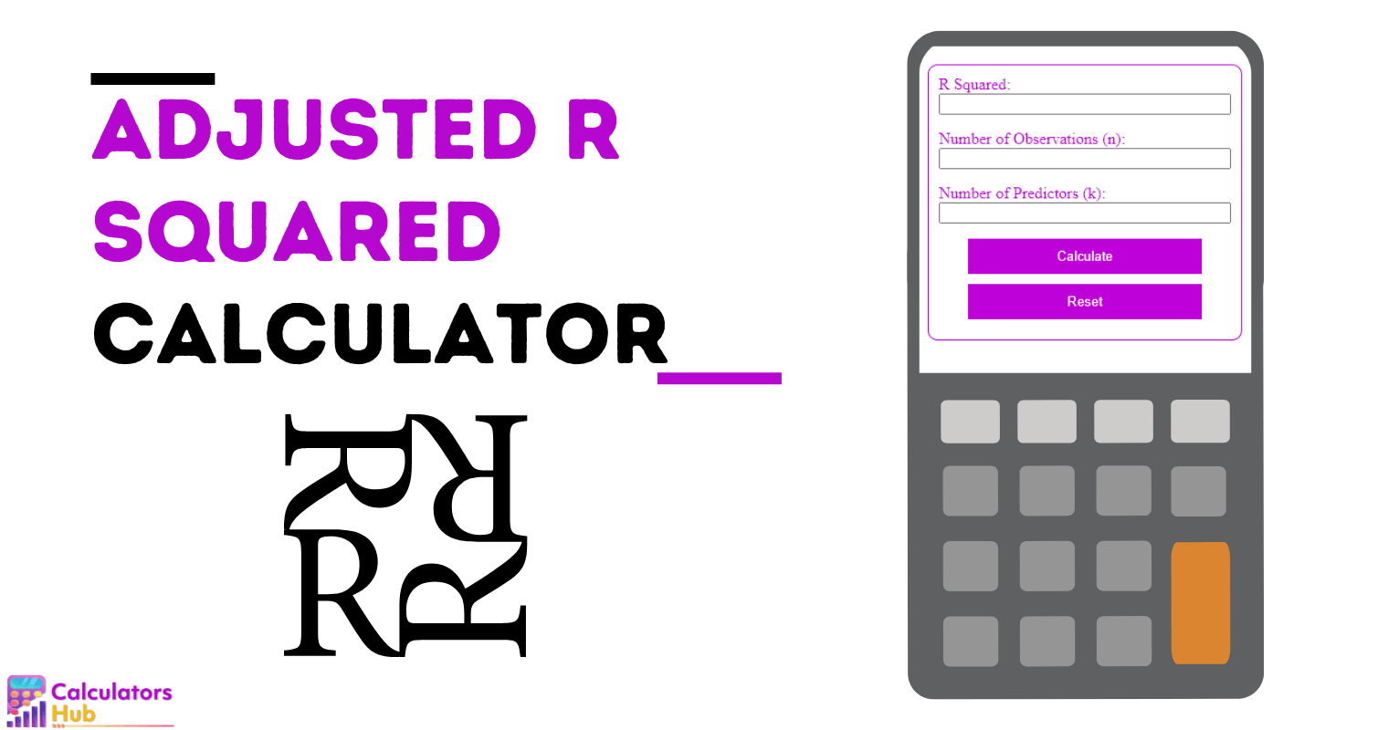 Adjusted R Squared Calculator Online