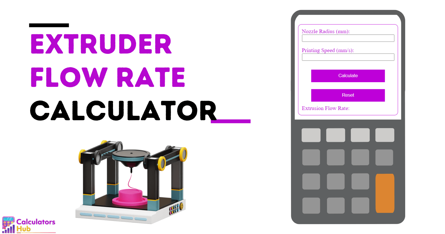Extruder Flow Rate Calculator Online