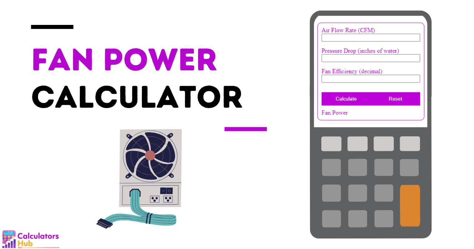 Fan Power Calculator Online