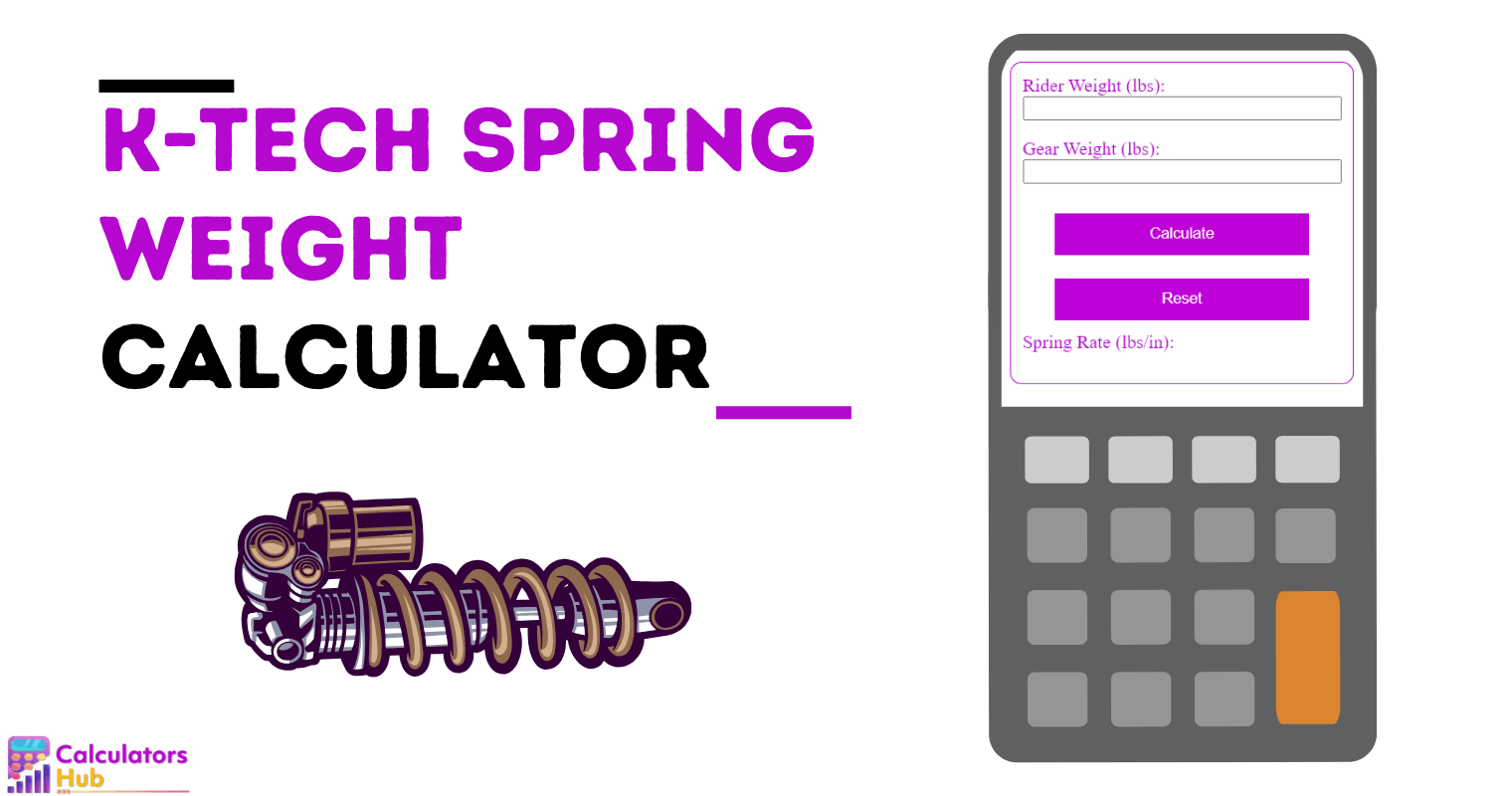 Ktech Spring Weight Calculator Online