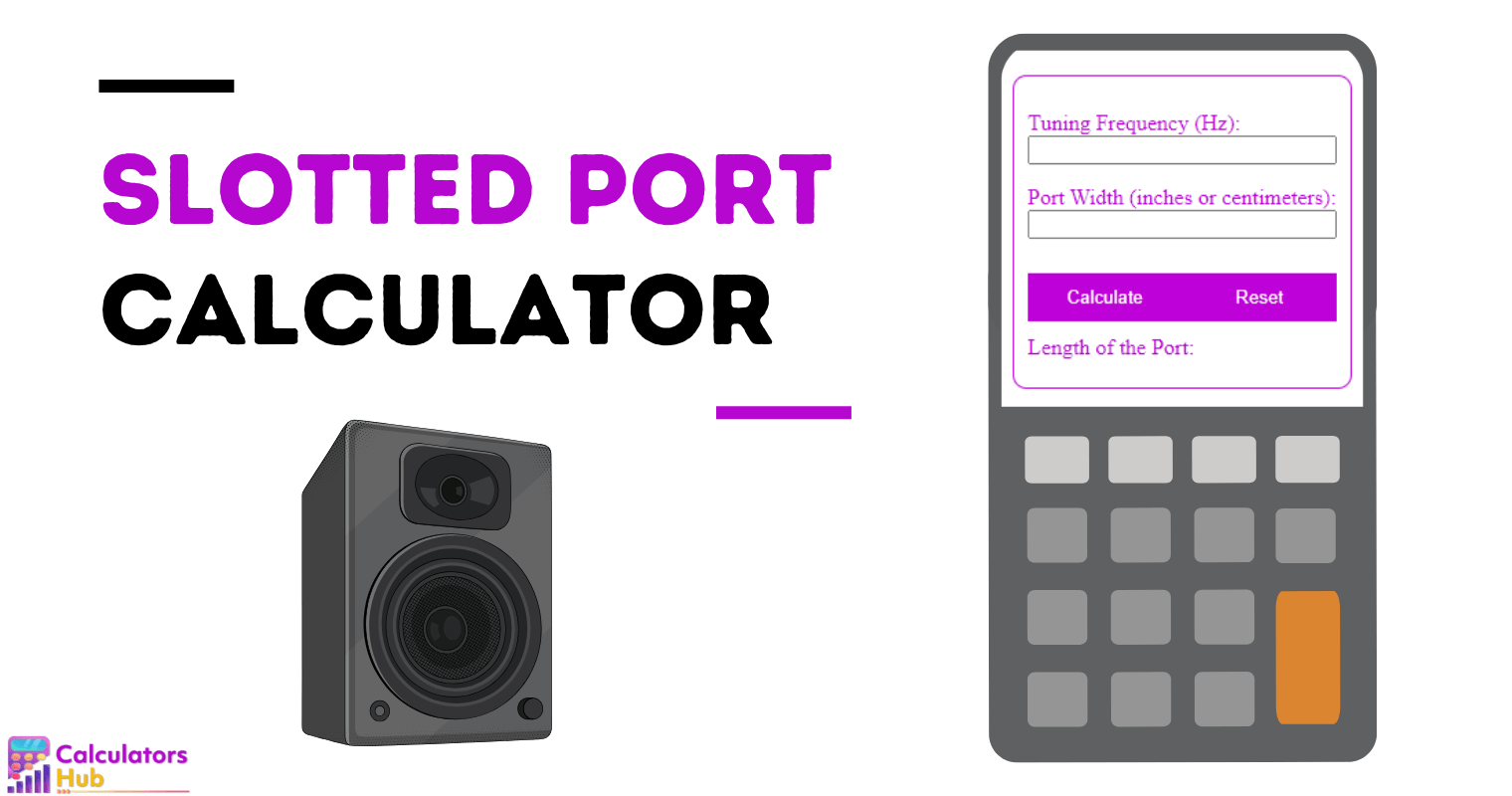 Slotted Port Calculator Online