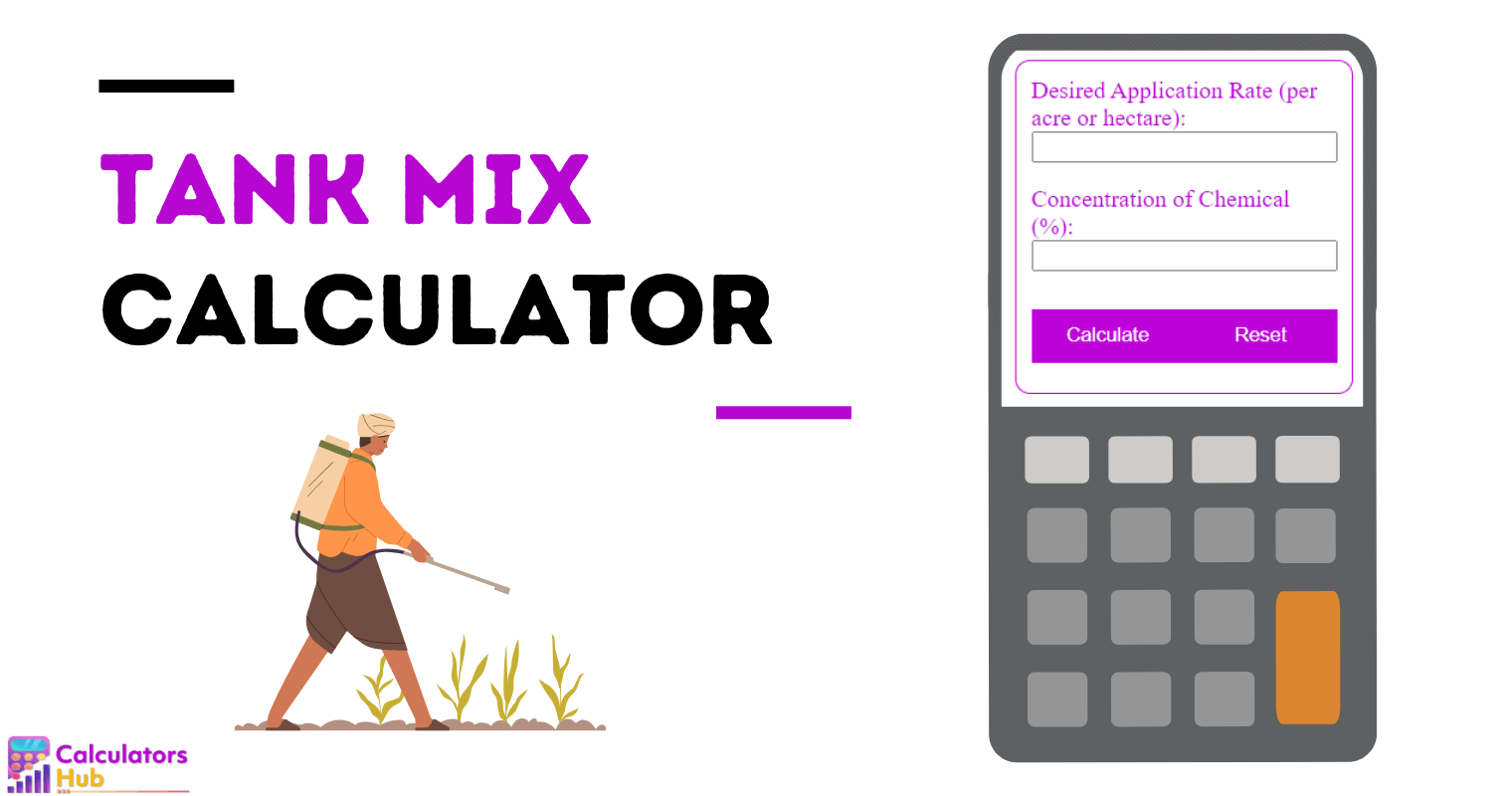Tank Mix Calculator Online