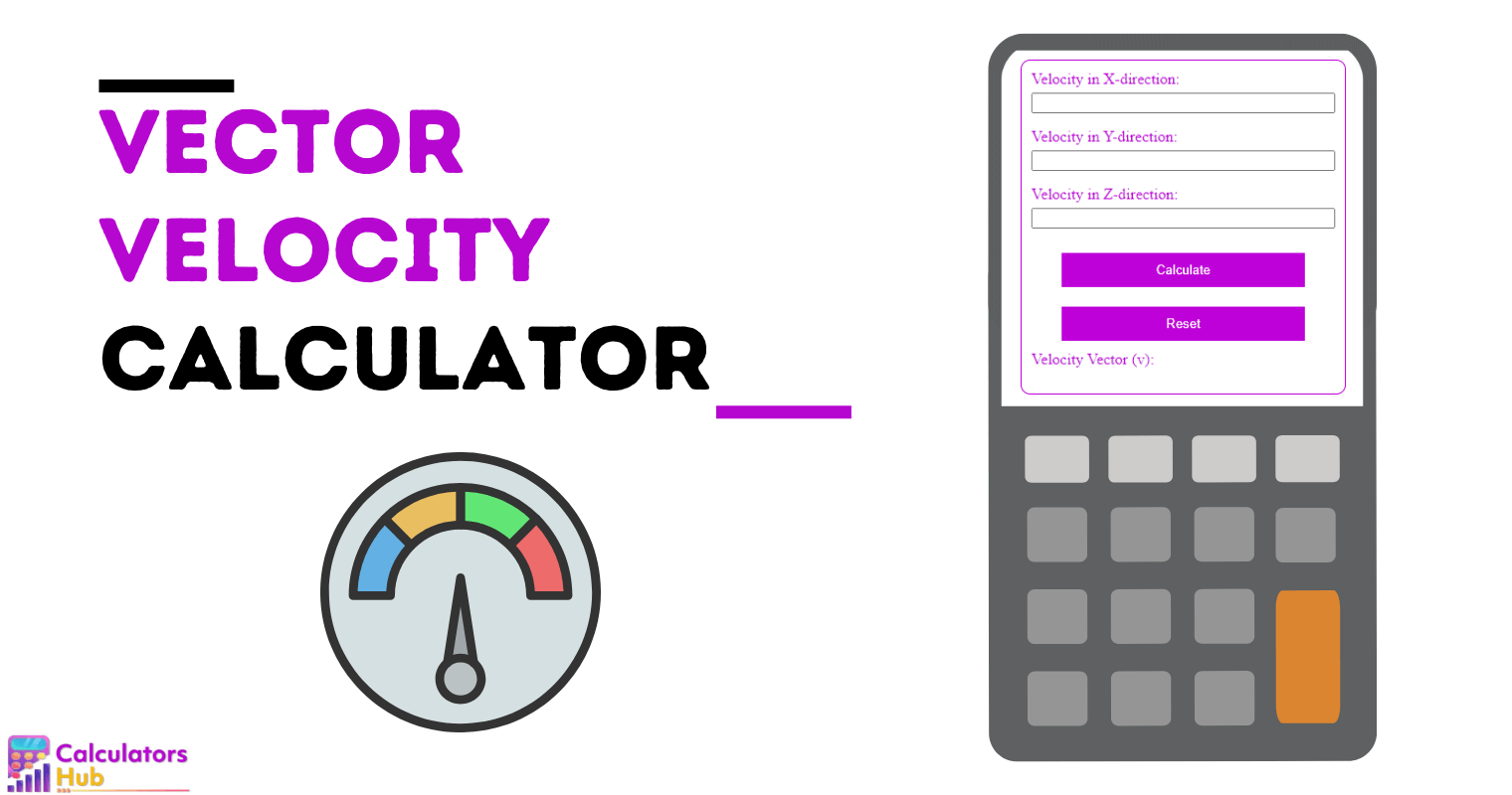 Vector Velocity Calculator Online