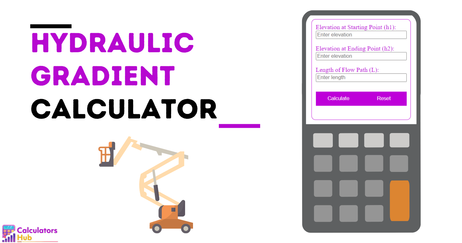 Hydraulic Gradient Calculator Online