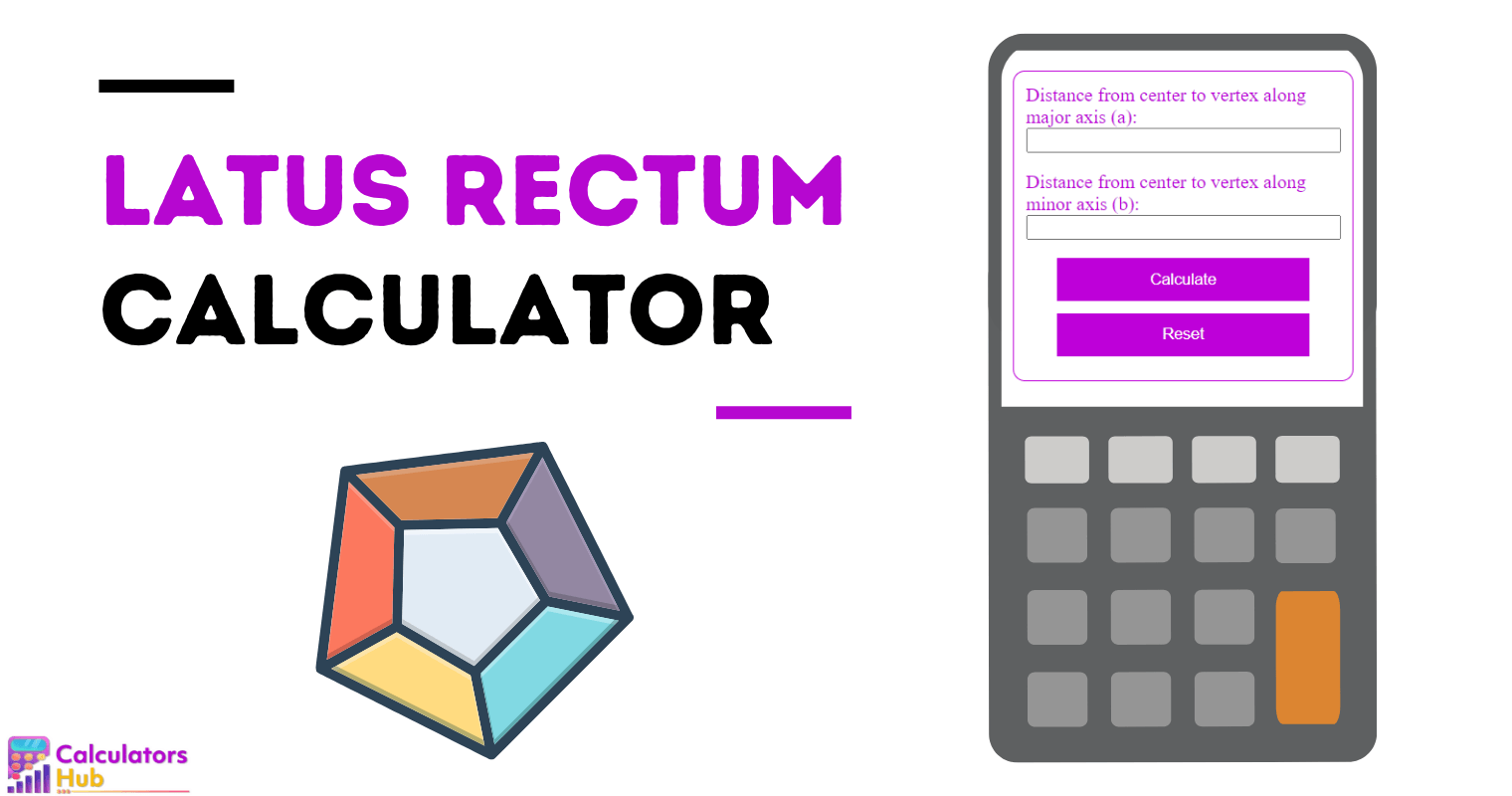 Latus Rectum Calculator Online