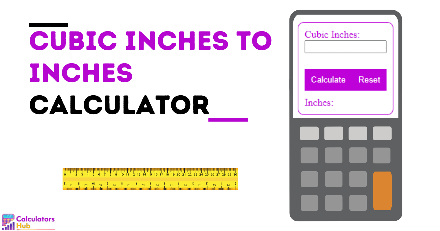Cubic Inches to Inches Calculator Online
