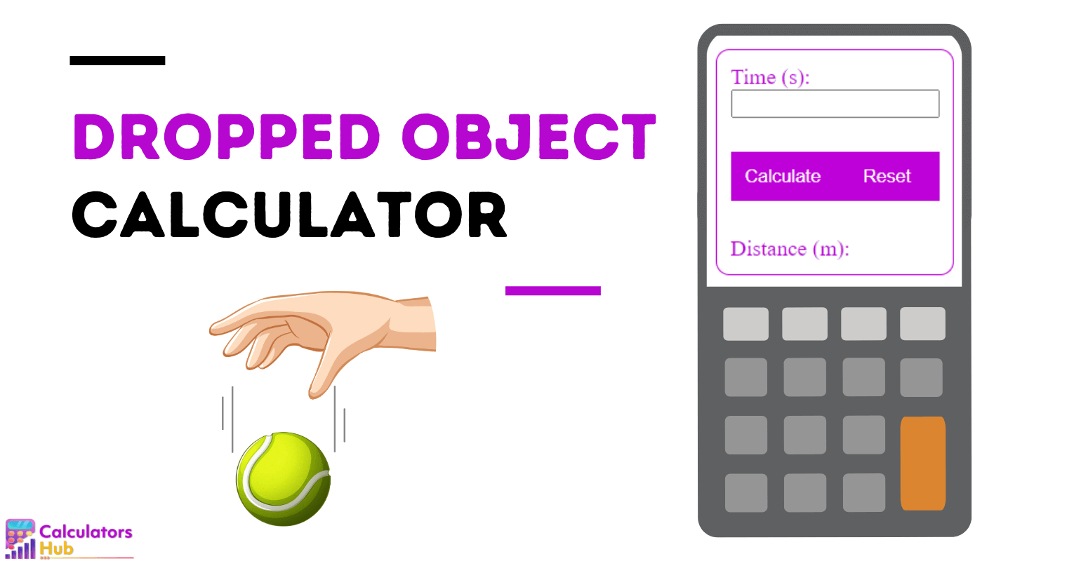 Dropped Object Calculator Online