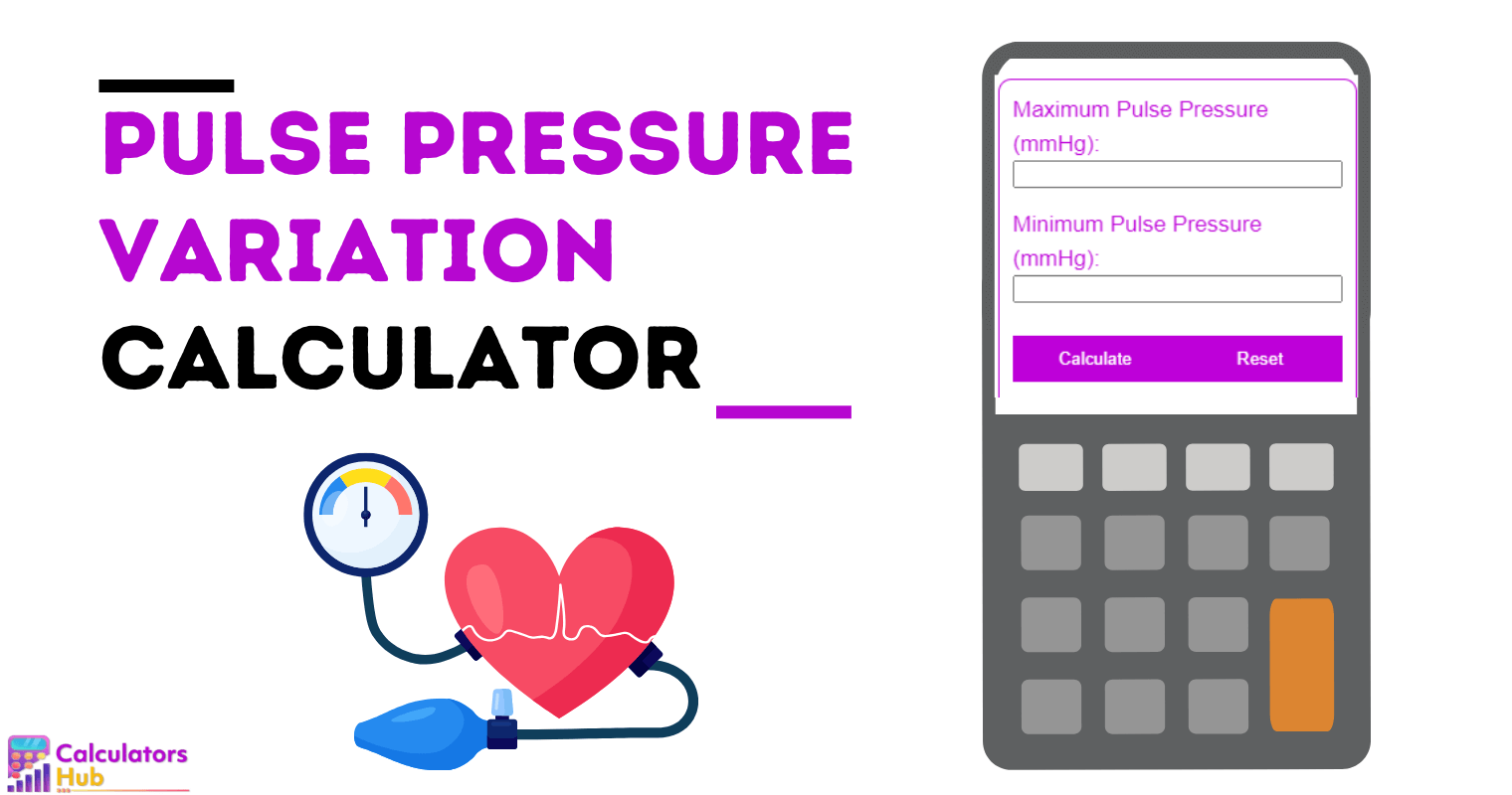 Pulse Pressure Variation Calculator Online