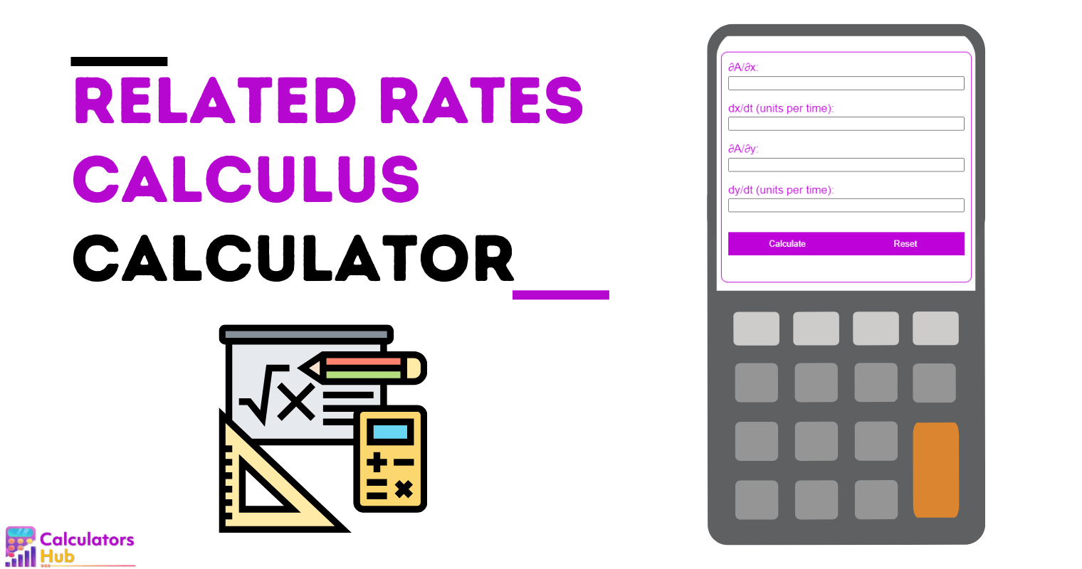 Related Rates Calculus Calculator Online