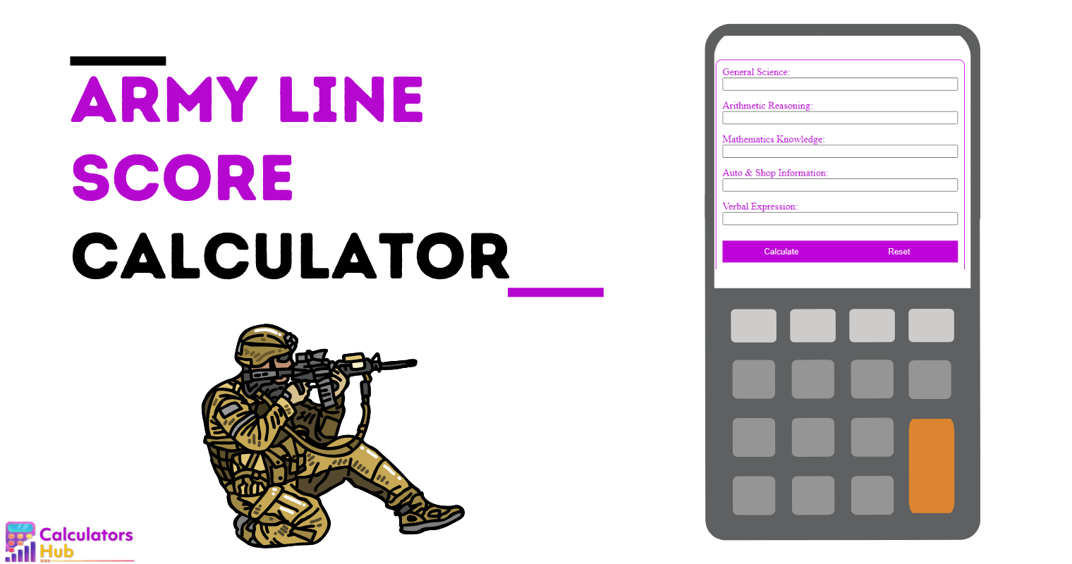 Army Line Score Calculator Online