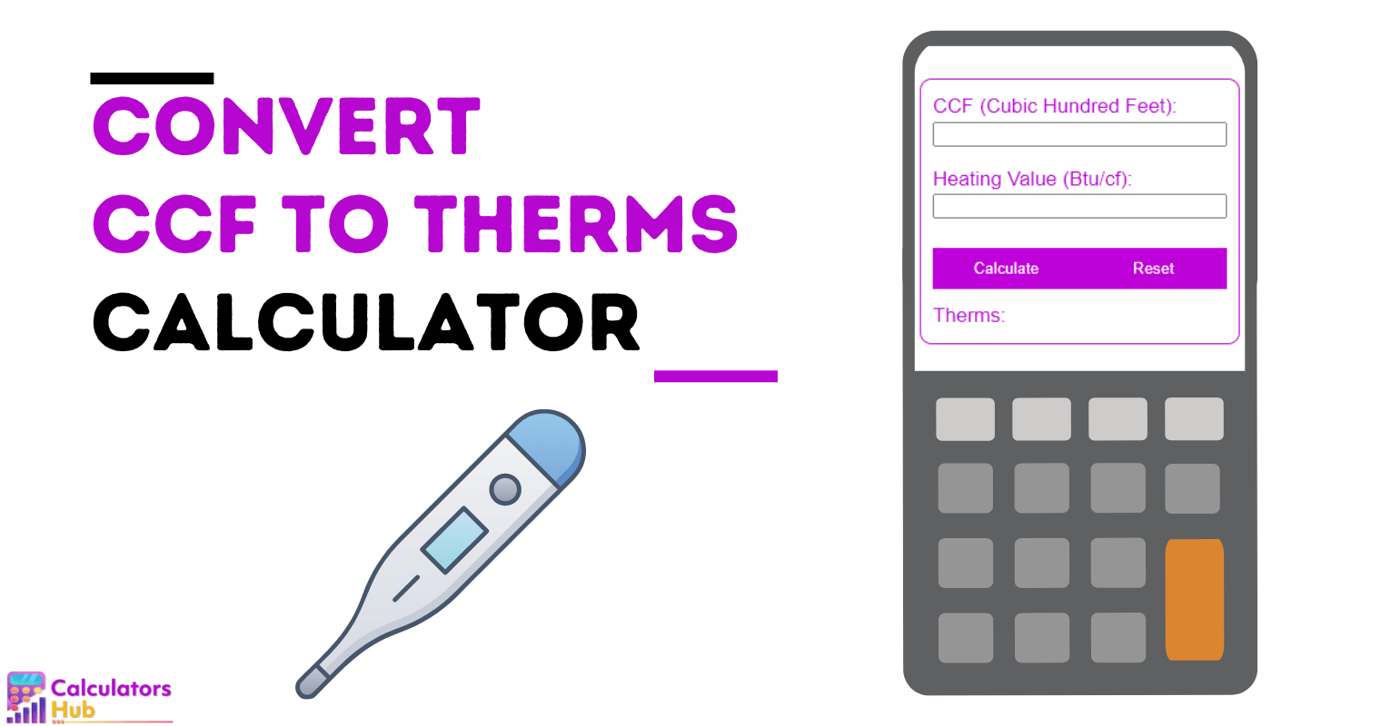 Convert CCF to Therms Calculator Online