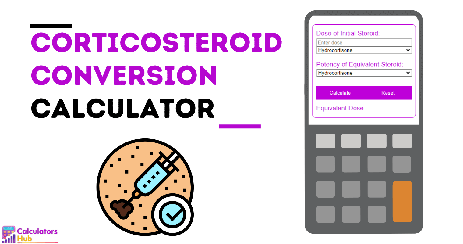 Corticosteroid Conversion Calculator Online