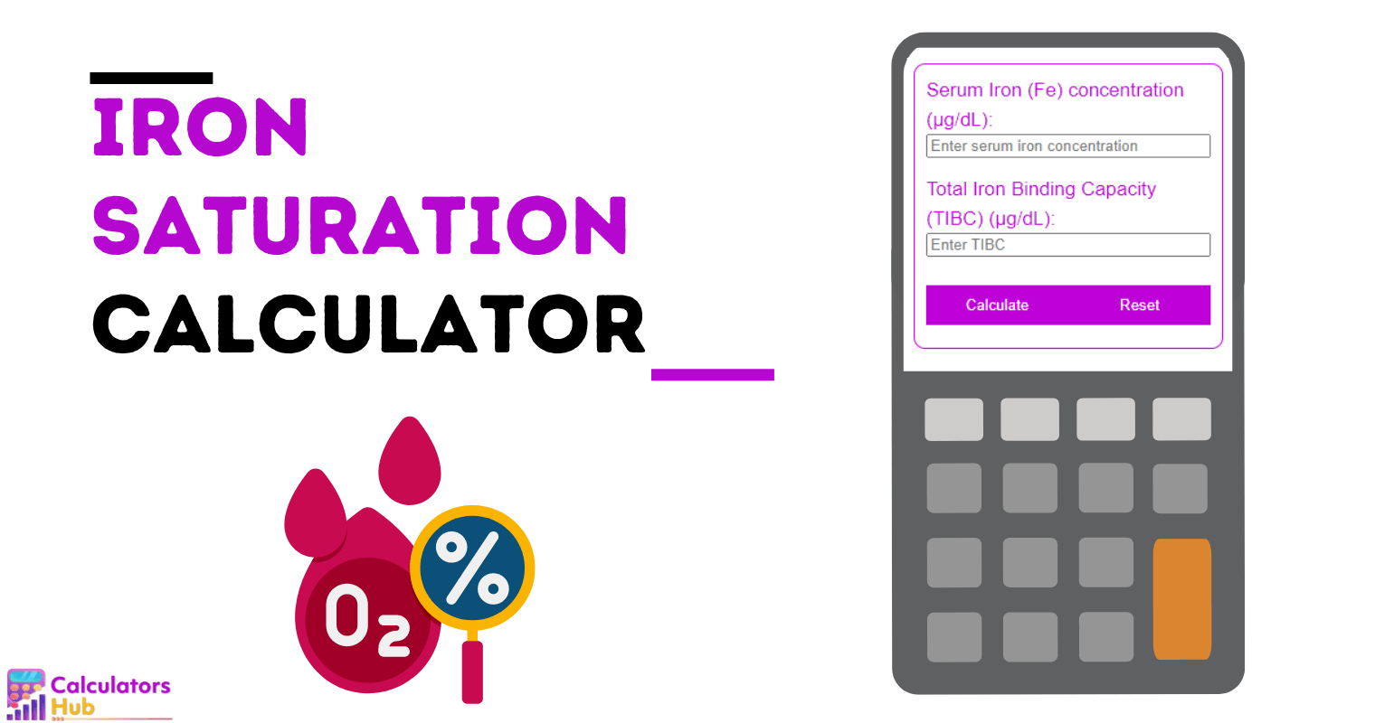 Iron Saturation Calculator Online