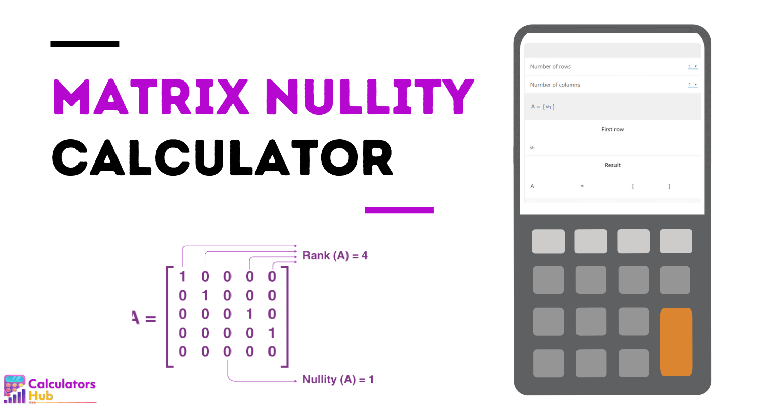 Matrix Nullity Calculator Online