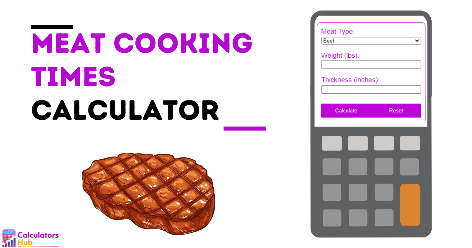 Meat Cooking Times Calculator Online