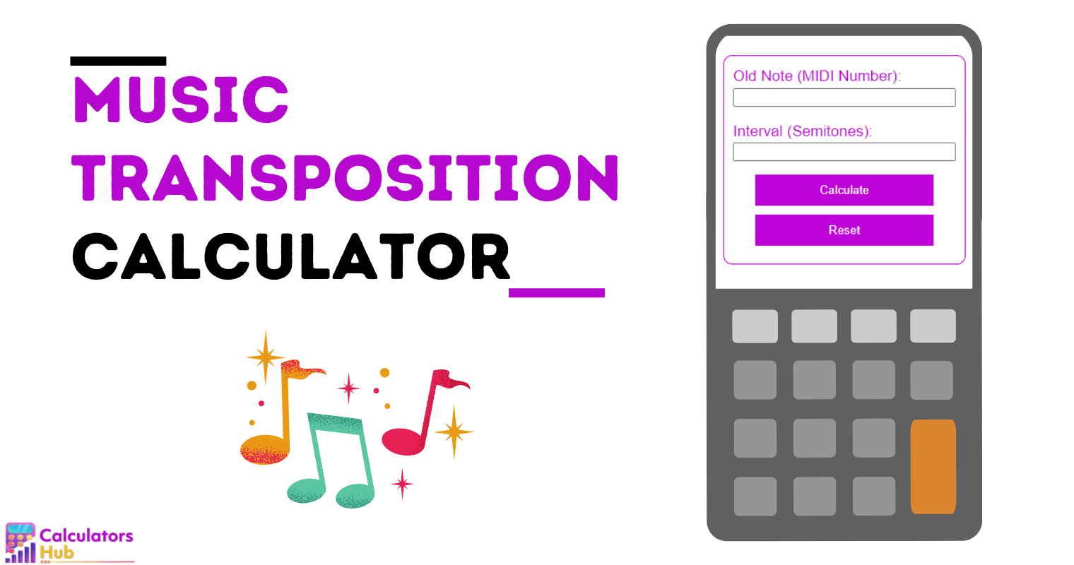 Music Transposition Calculator Online