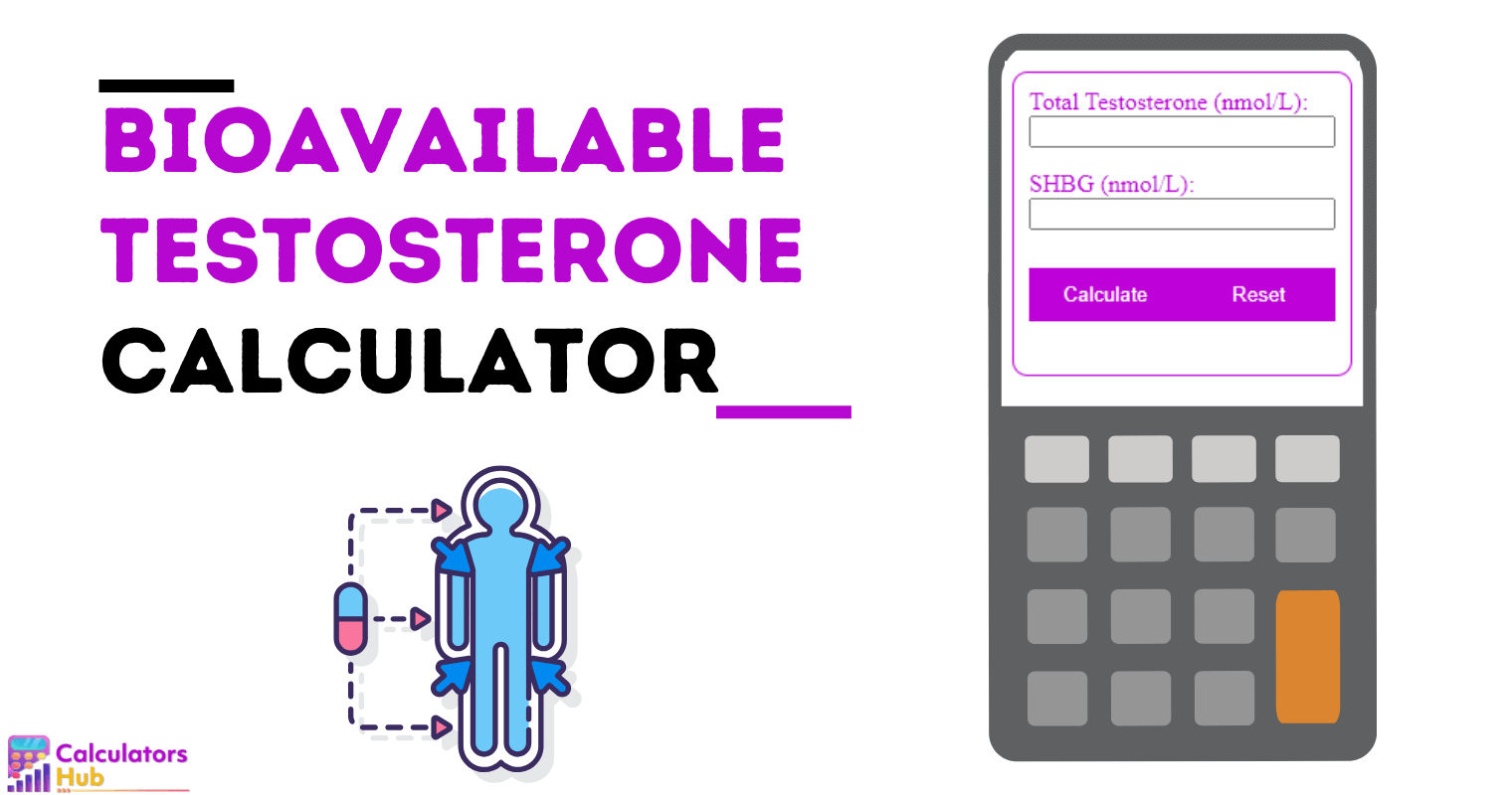 Bioavailable Testosterone Calculator Online