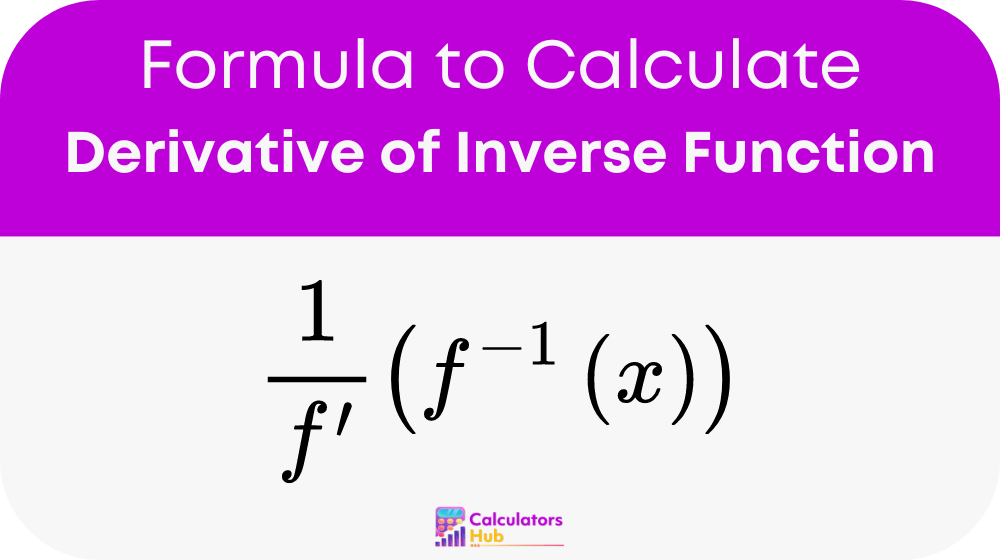 Derivative of Inverse Function Calculator Online
