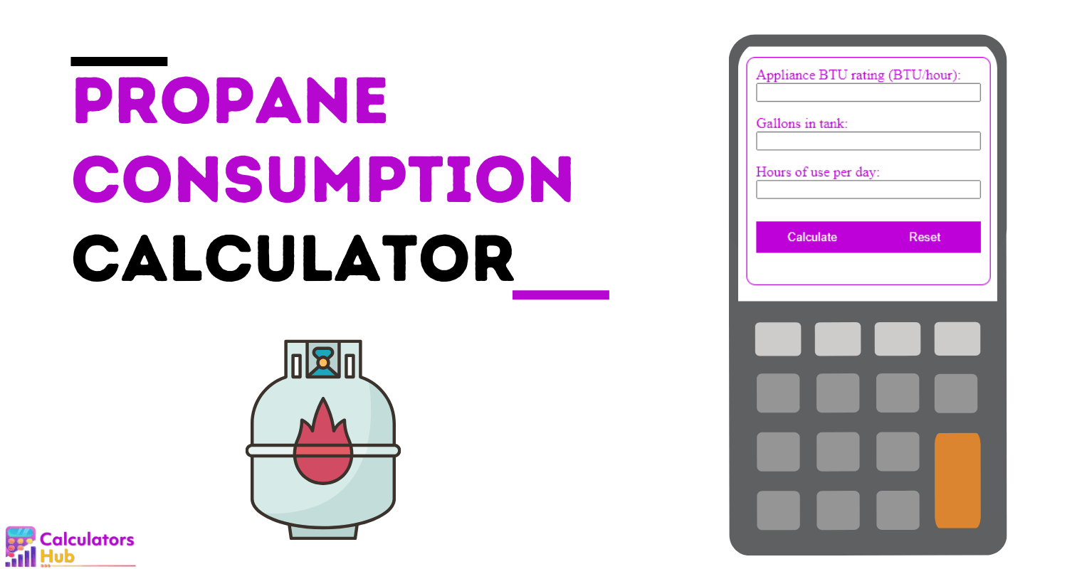 Propane Consumption Calculator Online