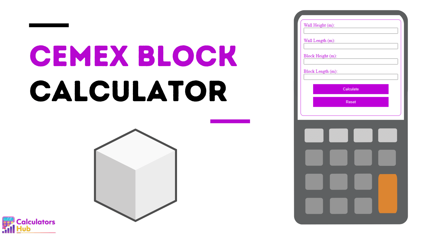 Calculadora de bloques Cemex en línea
