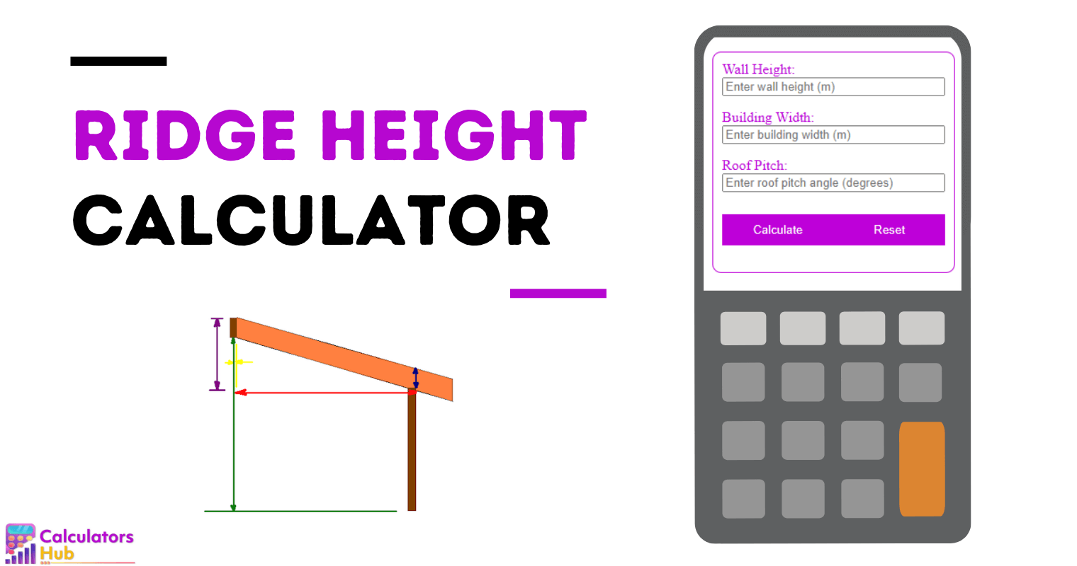 Ridge Height Calculator Online