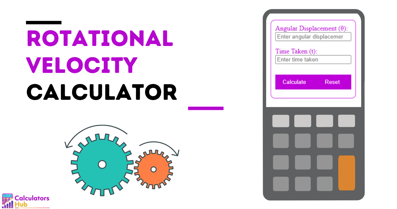 Calculateur de vitesse de rotation en ligne