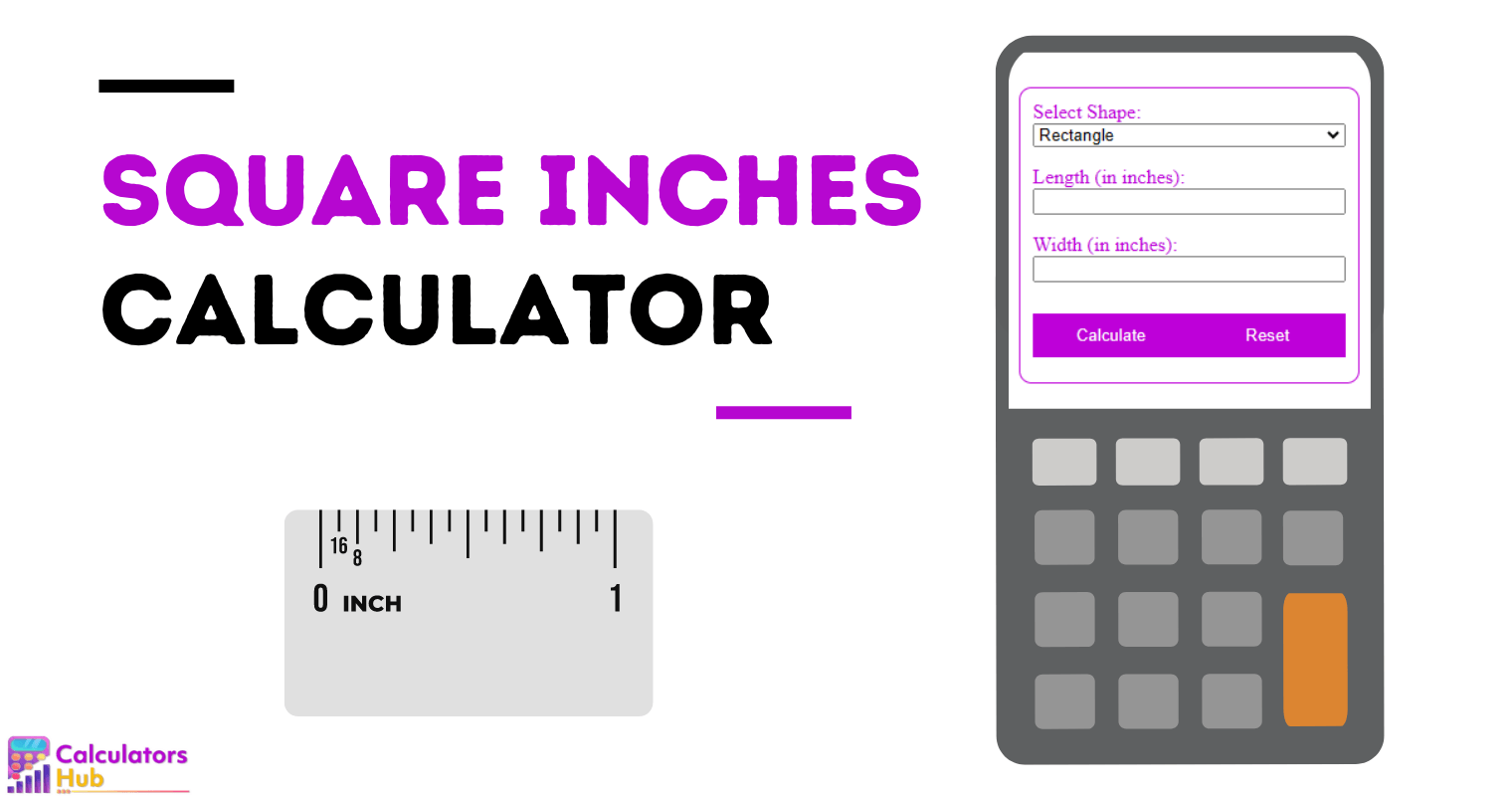 Square Inches Calculator Online