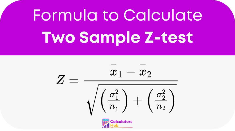 Twee voorbeeld Ztestcalculator online