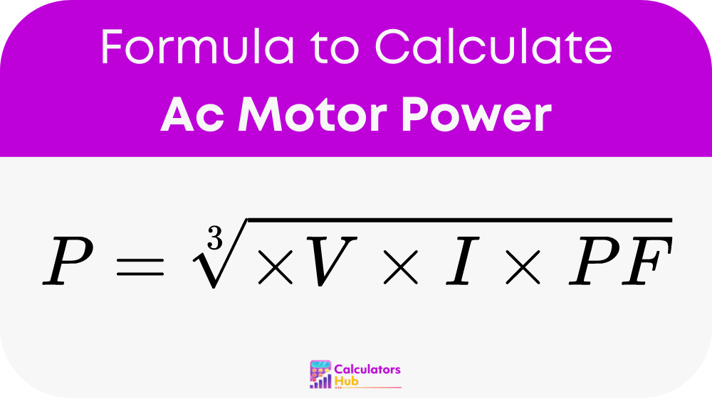 Ac Motor Power Calculator