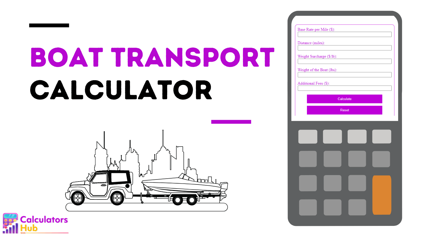 Boat Transport Calculator