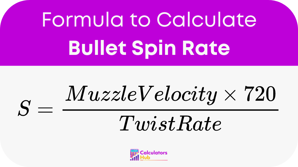 Bullet Spin Rate Calculator