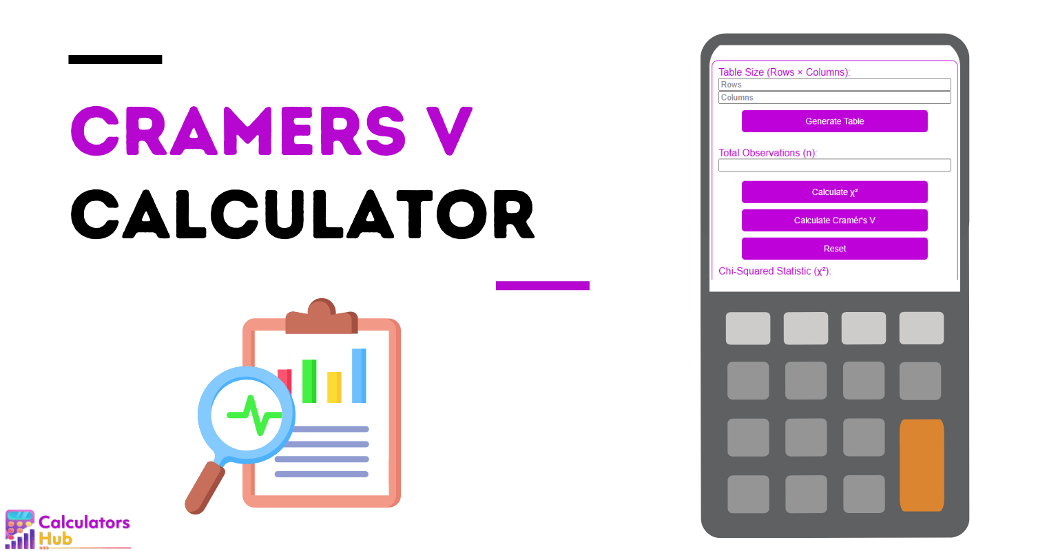 Cramer's V Calculator