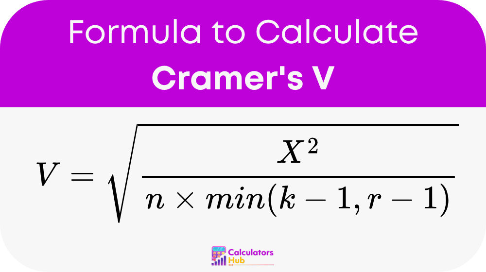 Cramer's V Calculator