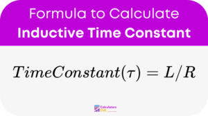 Inductive Time Constant Calculator