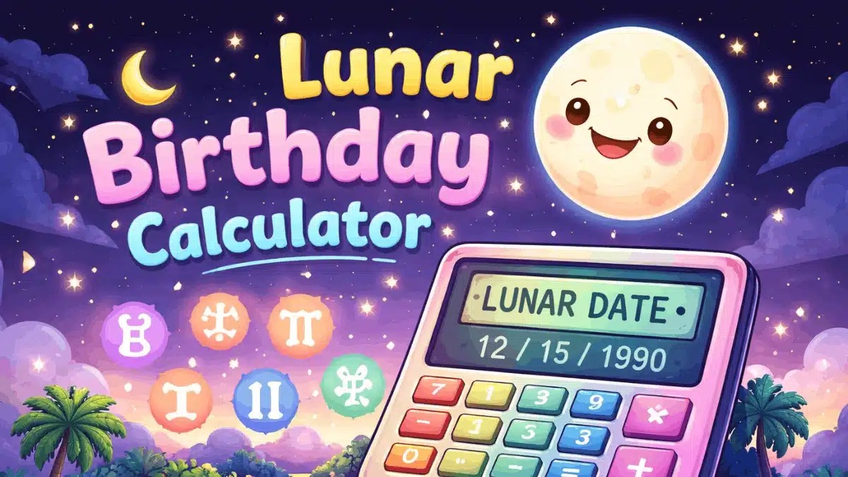 Lunar Birthday Calculator Convert Gregorian to Chinese Date