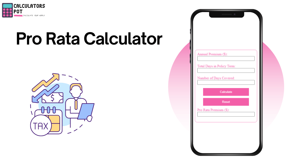 Pro Rata Calculator CalculatorsPot