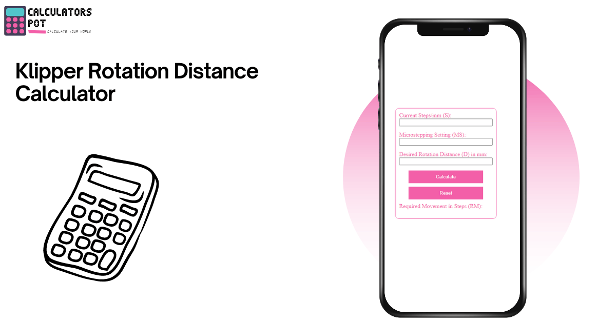 Klipper Rotation Distance Calculator CalculatorsPot