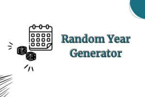Random Year Generator: Pick a Year Between Any Years