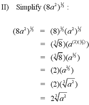 Exponents Tutorial