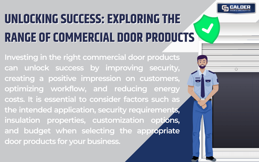 Exploring the Range of Commercial Door Products