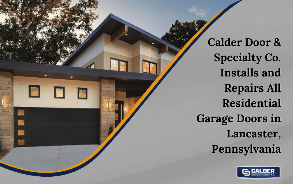 Transform Your Home's Appeal with Modern Garage Doors Calder Door