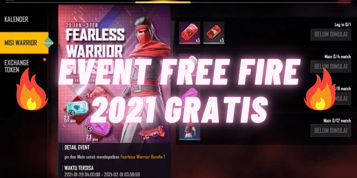 Event FF (Free Fire) 2021 Gratis yang Sedang Ramai