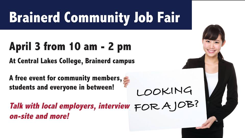 Brainerd Community Job Fair at Central Lakes College Events Calendar