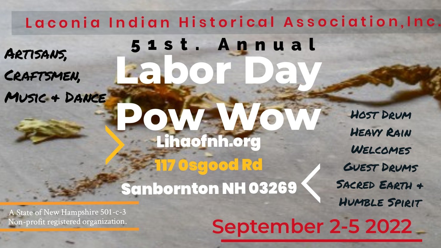 LIHA 51st Annual Labor Day Weekend Pow Wow 2022 Pow Wow Calendar