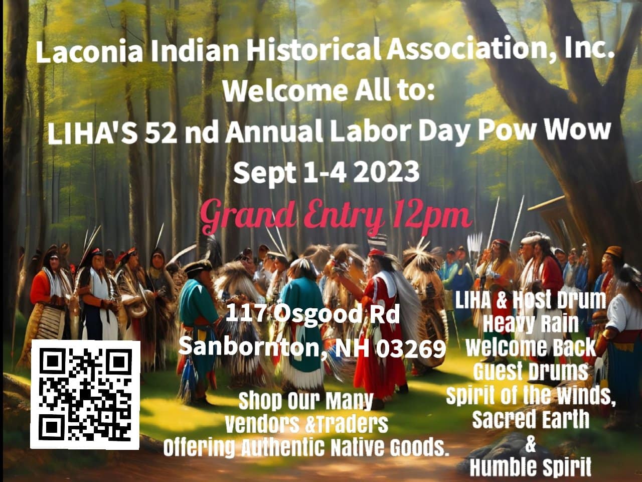 LIHA 52nd Annual Labor Day Weekend Pow Wow 2023 Pow Wow Calendar