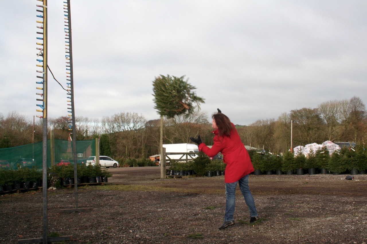 Keele Christmas Tree Throwing Championships