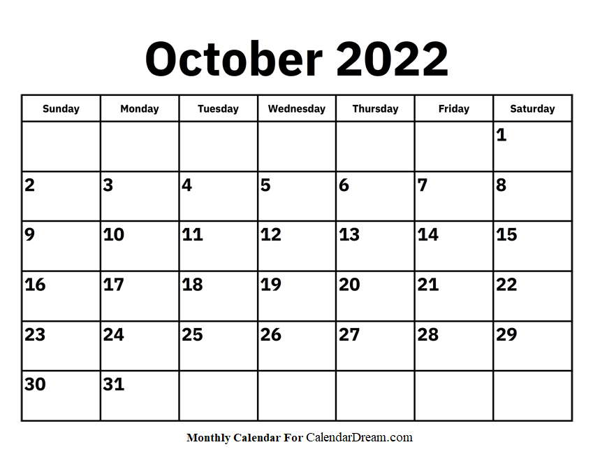 Calendar October 2022 Calendar Design Template For October 2022, The Year Of The Tiger According To The Chinese Or Eastern Calendar, With An Illustration Of A Tiger With Pumpkin. Table With Calendar For October 2022.