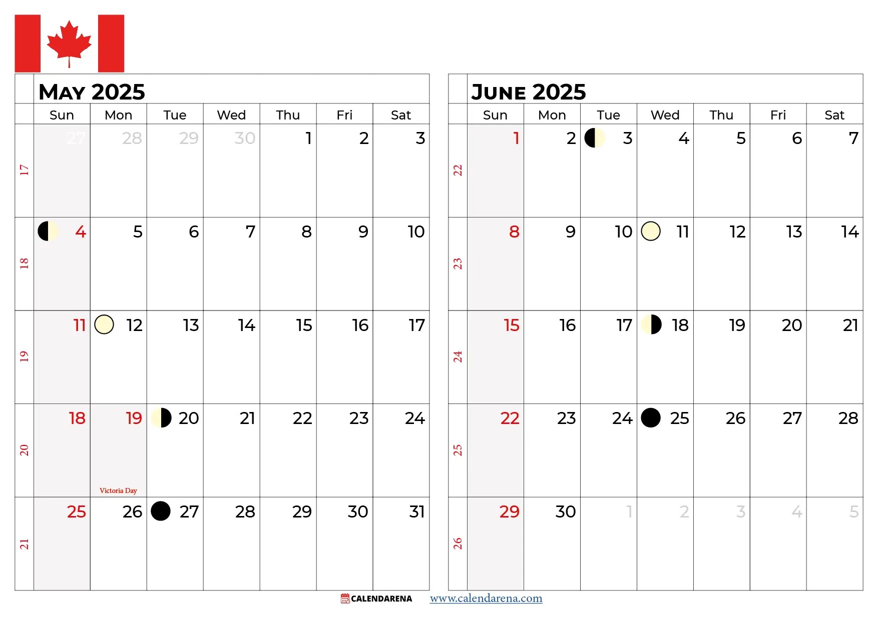 May 2025 Calendar Canada With Holidays May 2025 Calendar Canada With Holidays